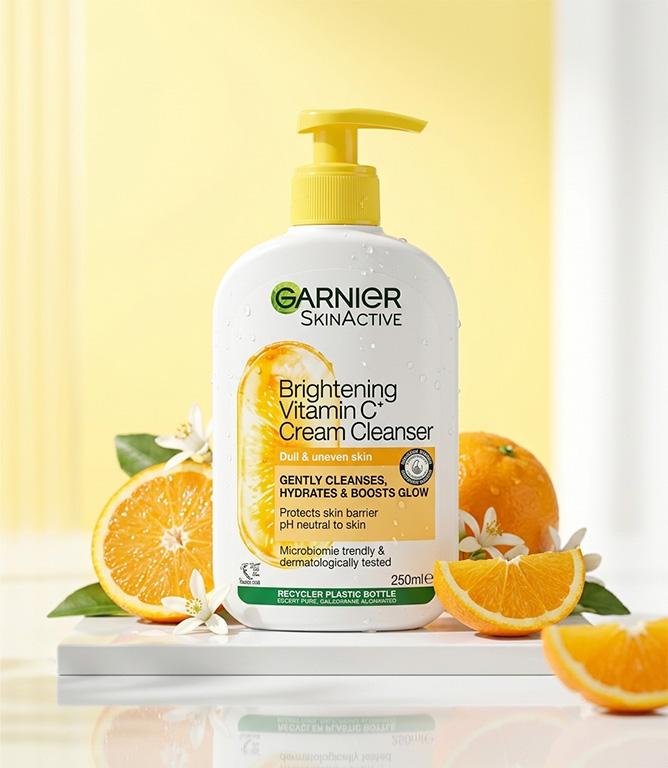 Garnier Vitamin C Brightening Cleansing Gel for Dull Skin 250ml