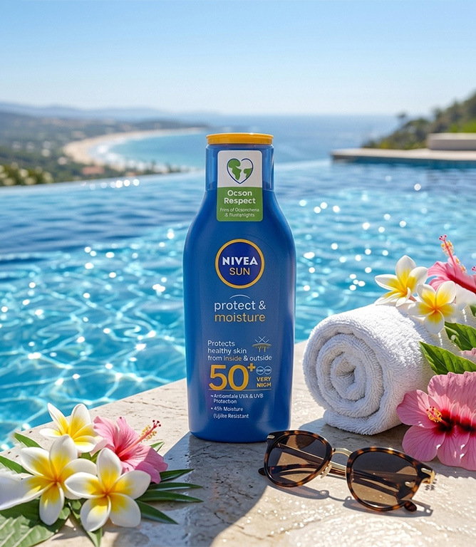 NIVEA Sun Protect & Moisture Lotion SPF 50+ 200ml