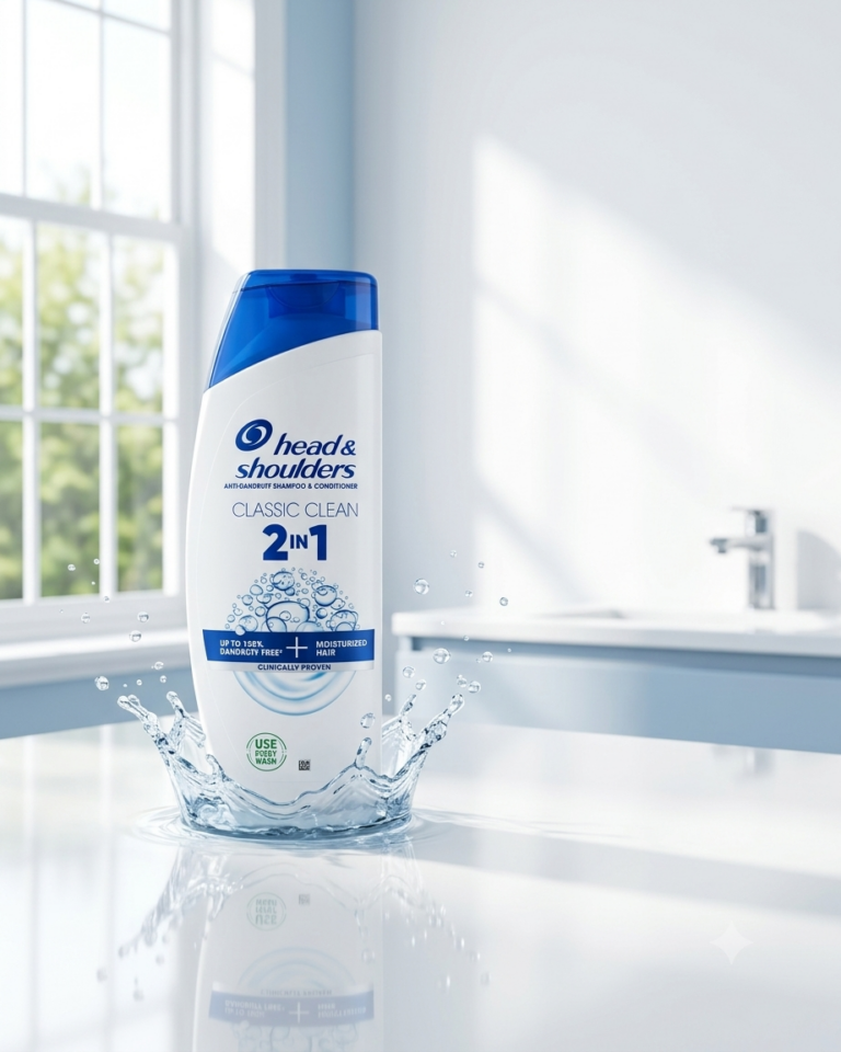 Head & Shoulders Classic Clean 2-in-1 Anti-Dandruff Shampoo + Conditioner 250ml